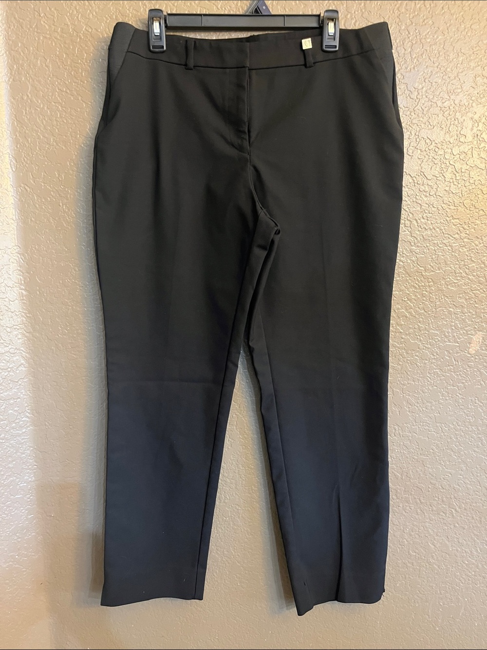 Anne Klein Black Slim Ankle Trousers
